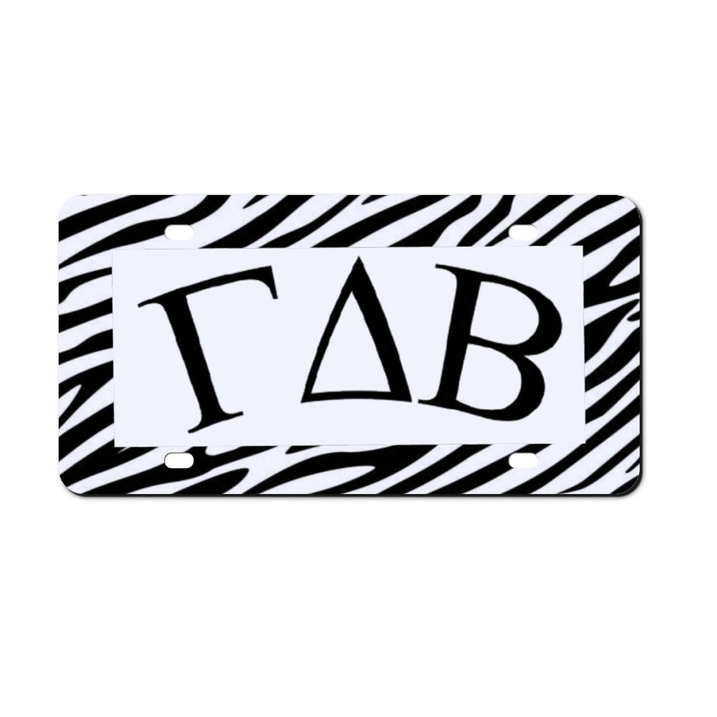 License plate 6 x 12 in