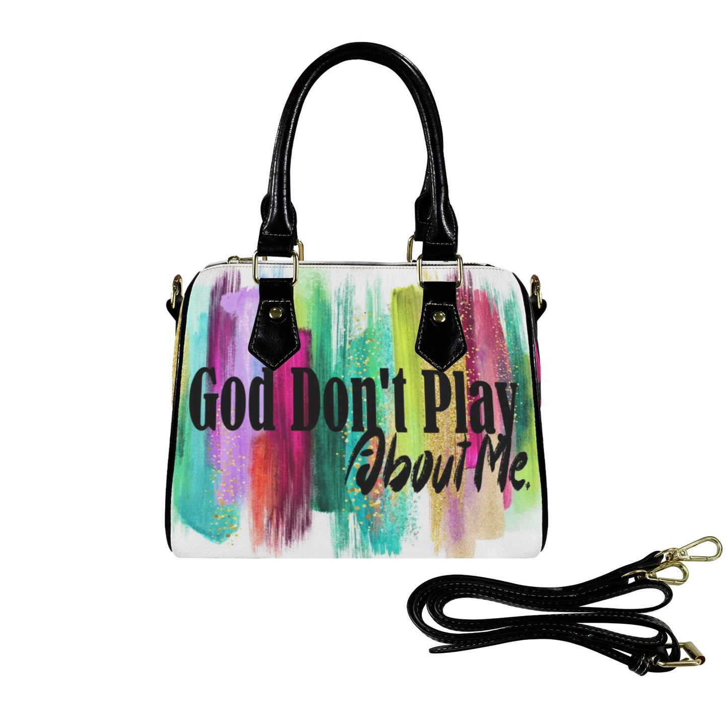 God Don't Paly About Me Hand bag