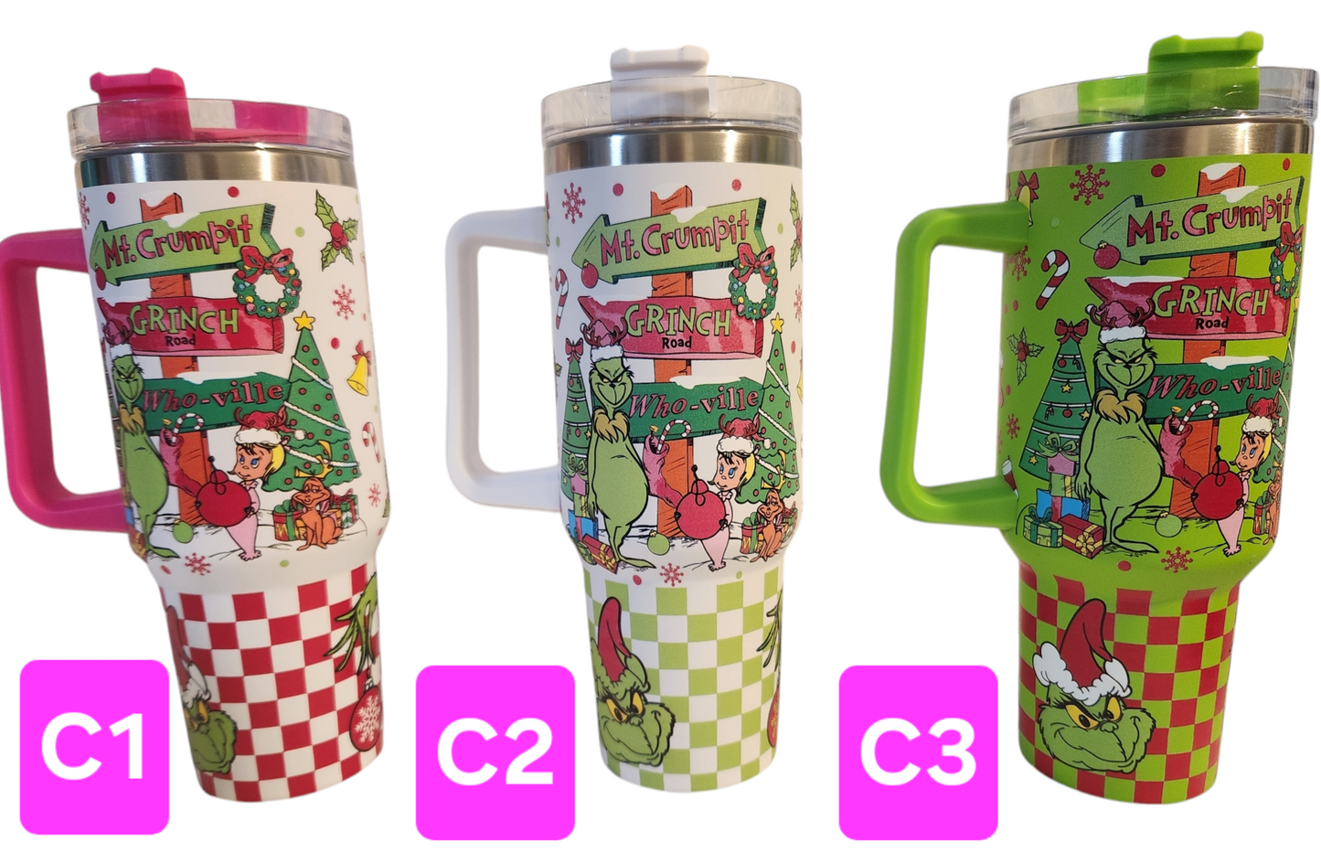 40 oz Christmas Tumbler